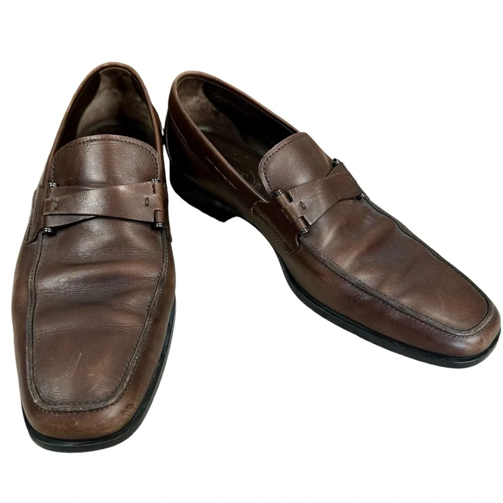 TOD’S‎ GRECA ACCES Strap Leather Loafers